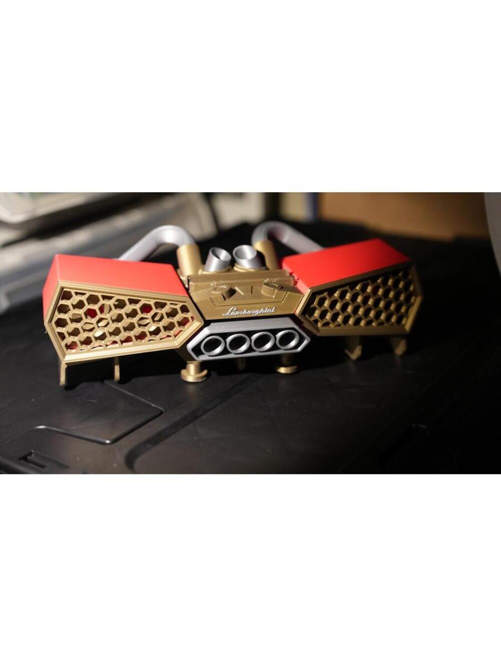 3D Printed Lamborghini Style Phone Speaker | Passive Amplifier Stand